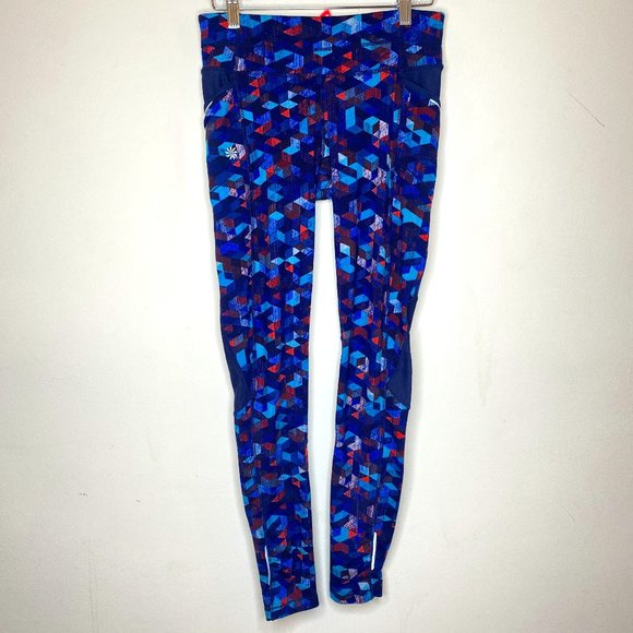 Athleta Leggings Triangular Be Free Tights XS - Picture 1 of 16